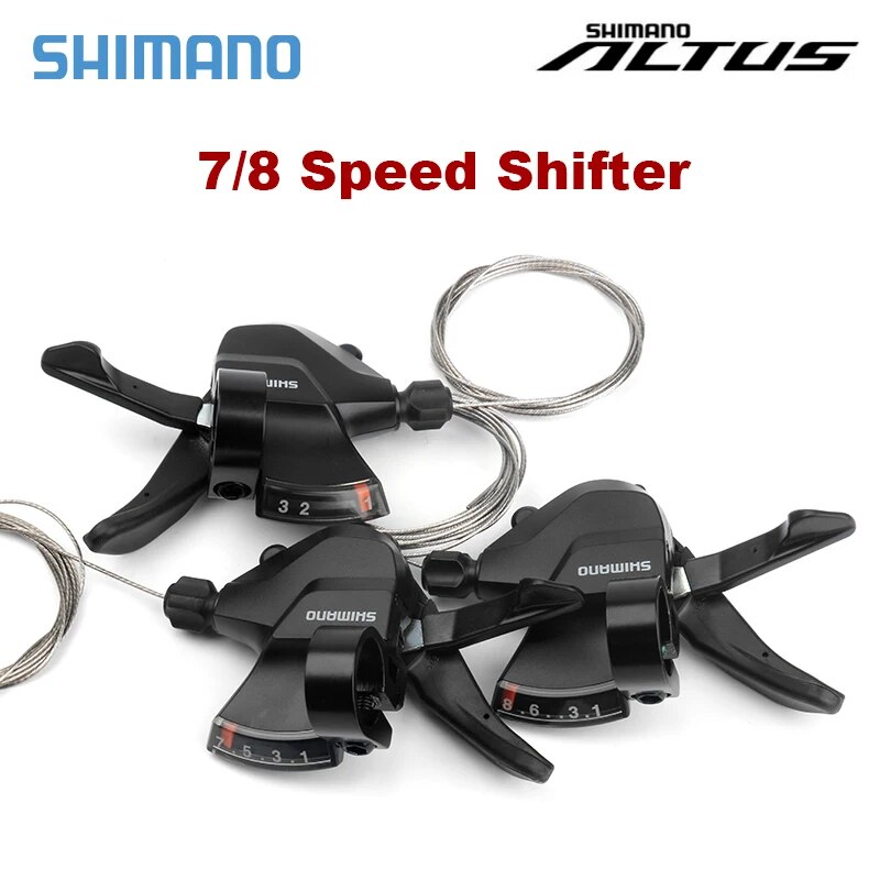 Cycling Gear Display - Shimano-マウンテンバイク用の自転車リアディレイラーレバー,自転車ギア展示レバー,us RD-M310, SL-M315, 7, 8スピード,21s,24v,3スピード
