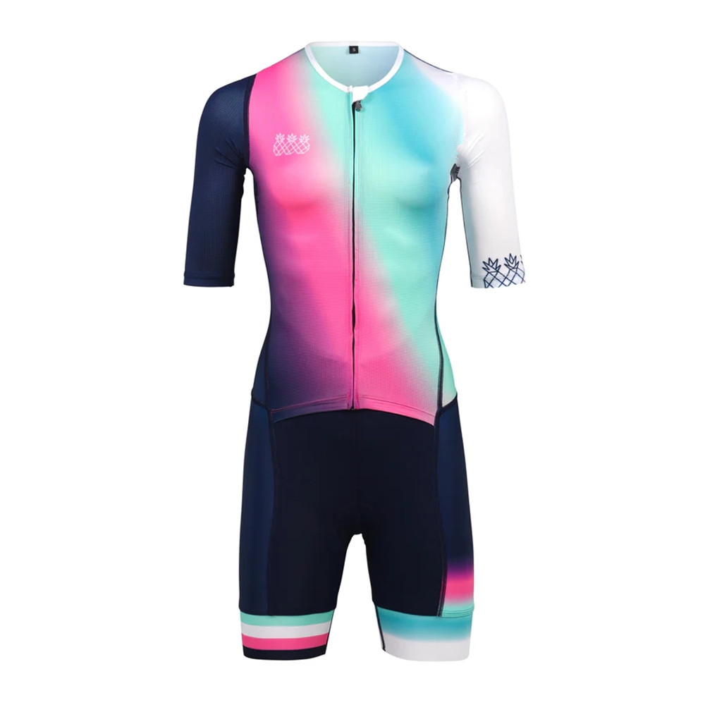 Cycling Gear Jersey - 女性用速乾性トライアスロンスーツ,サイクリングスキンスーツ,ロードバイクジャンプスーツ,パフォーマンスウェア,夏