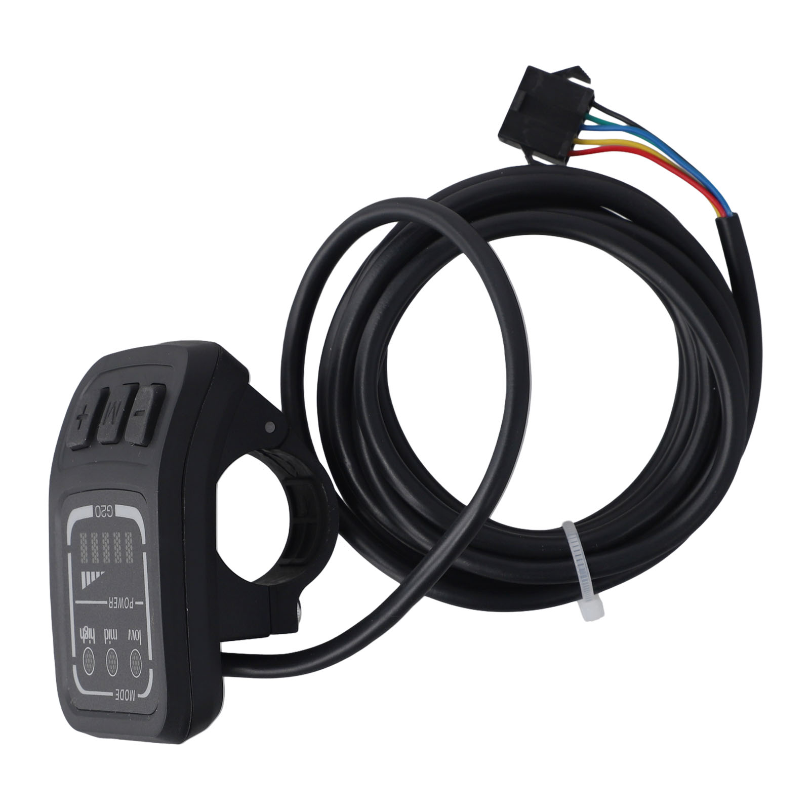 Cycling Gear Display - /48V /LED /電動自転車スクーター用ランプギアインジケーター付きパワーディスプレイメーター UART プロトコル IPX4