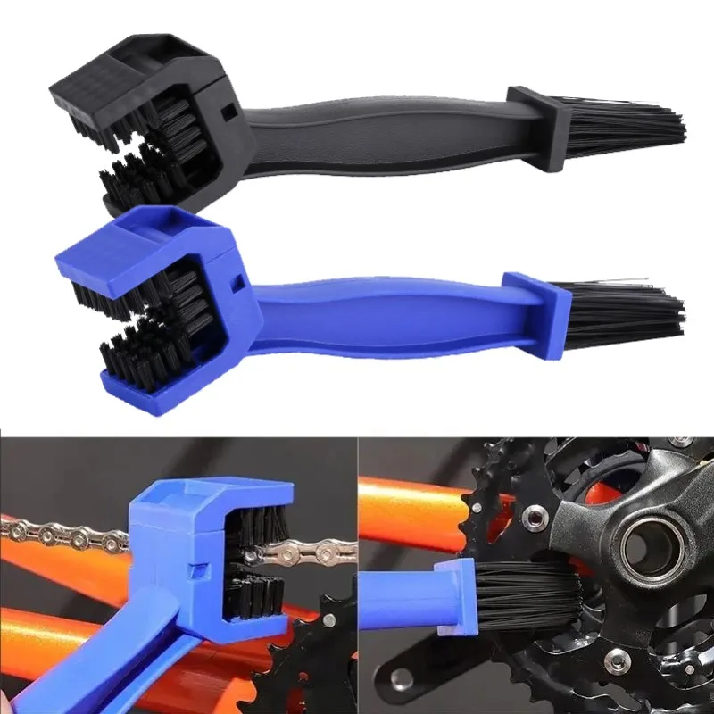 Bike Chain Cleaner - ポータブルチェーンクリーナーオートバイロードバイクチェーンクリーンブラシ自転車クリーンオートバイツールチェーンクリーナーメンテナンスツール