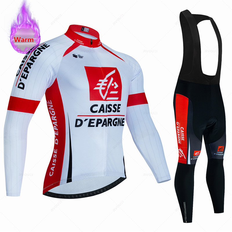 Cycling Gear For Winter - 男性用サーマルフリースサイクリングジャージ,マウンテンバイクウェア,冬