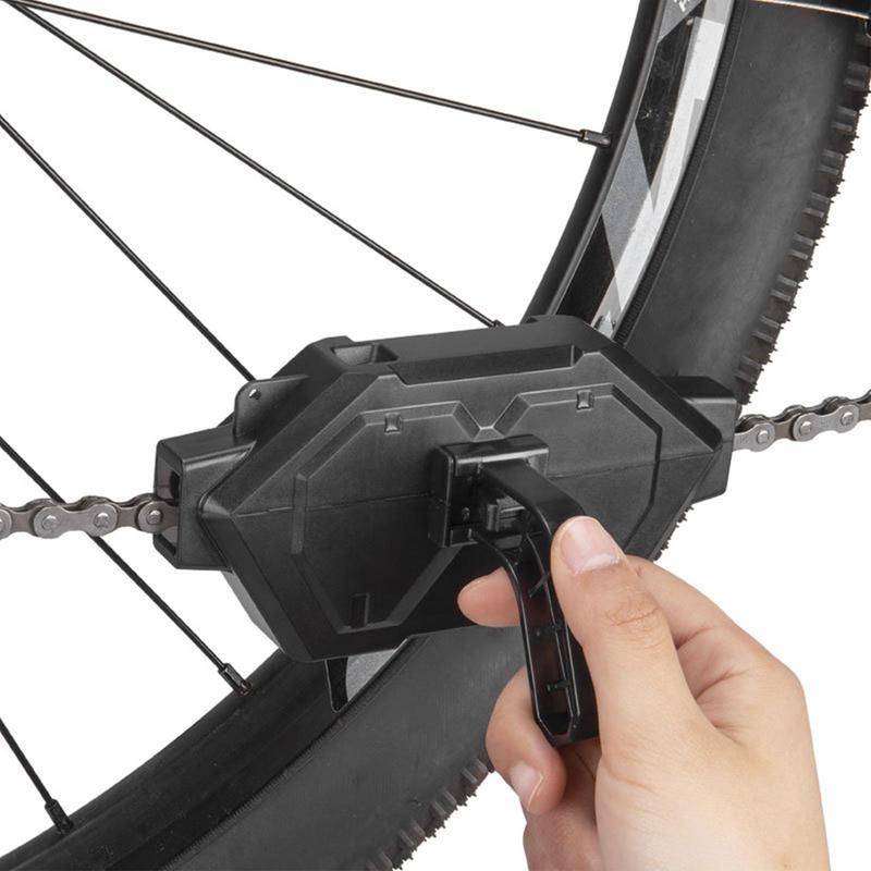 Bike Chain Cleaner - 強力な磁気自転車クリーナー,クリーニングブラシ,ロードバイクおよびマウンテンバイク用