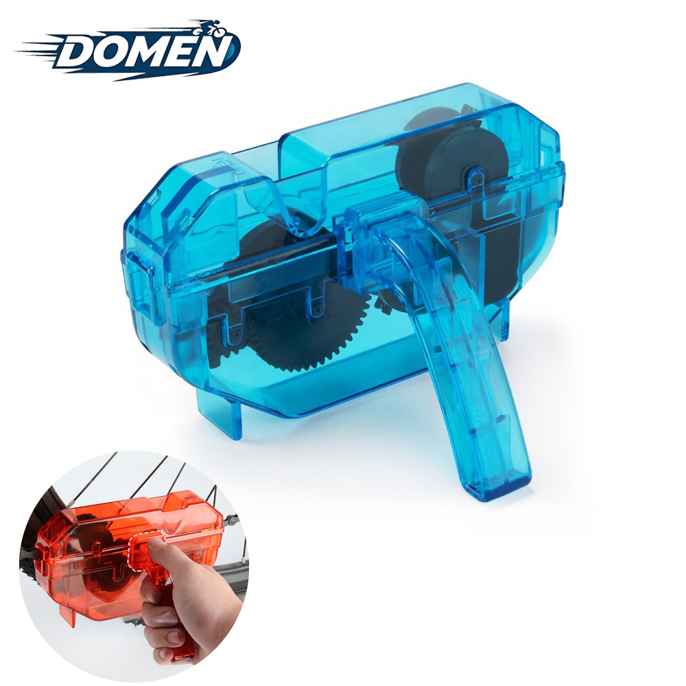 Bike Chain Cleaner - DOMEN自転車チェーンクリーナー バイクスクラバー ウォッシャーツール 自転車洗浄機 MTBロードバイク用 便利な自転車アクセサリー