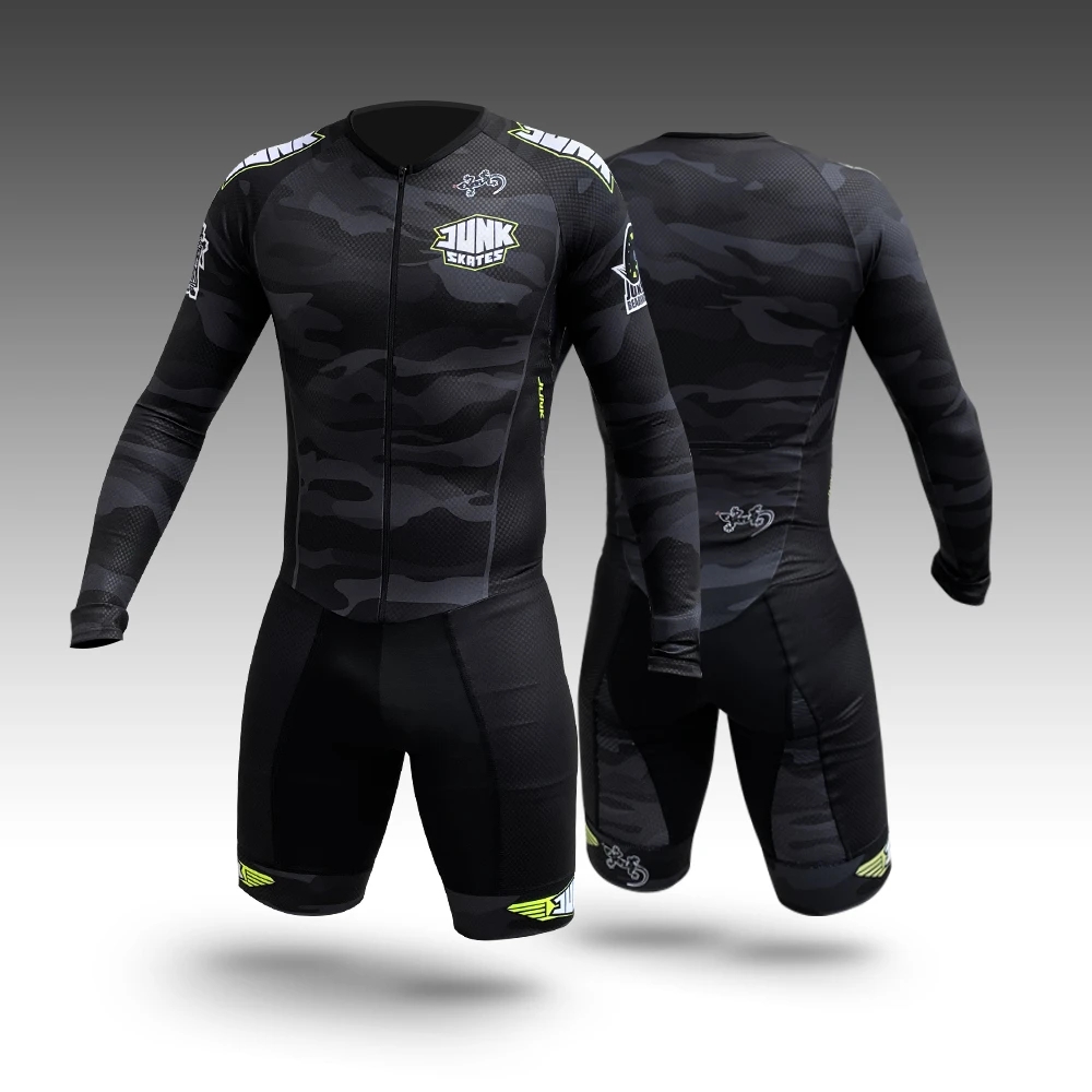 メンズローラースケートサイクリングジャージ,トライアスロン服 - Cycling Gear Jersey のレビューと価格