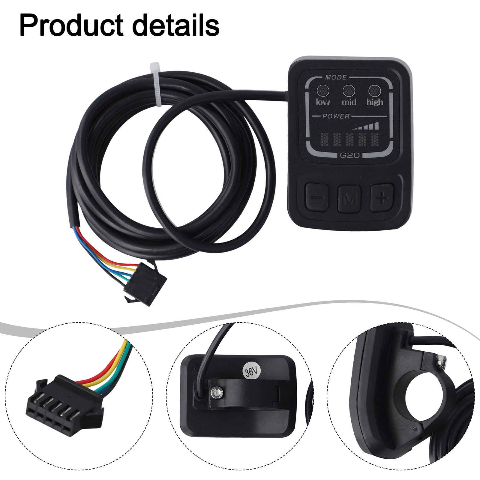 /48V /LED /電動自転車スクーター用ランプギアインジ - Cycling Gear Display のレビューと価格