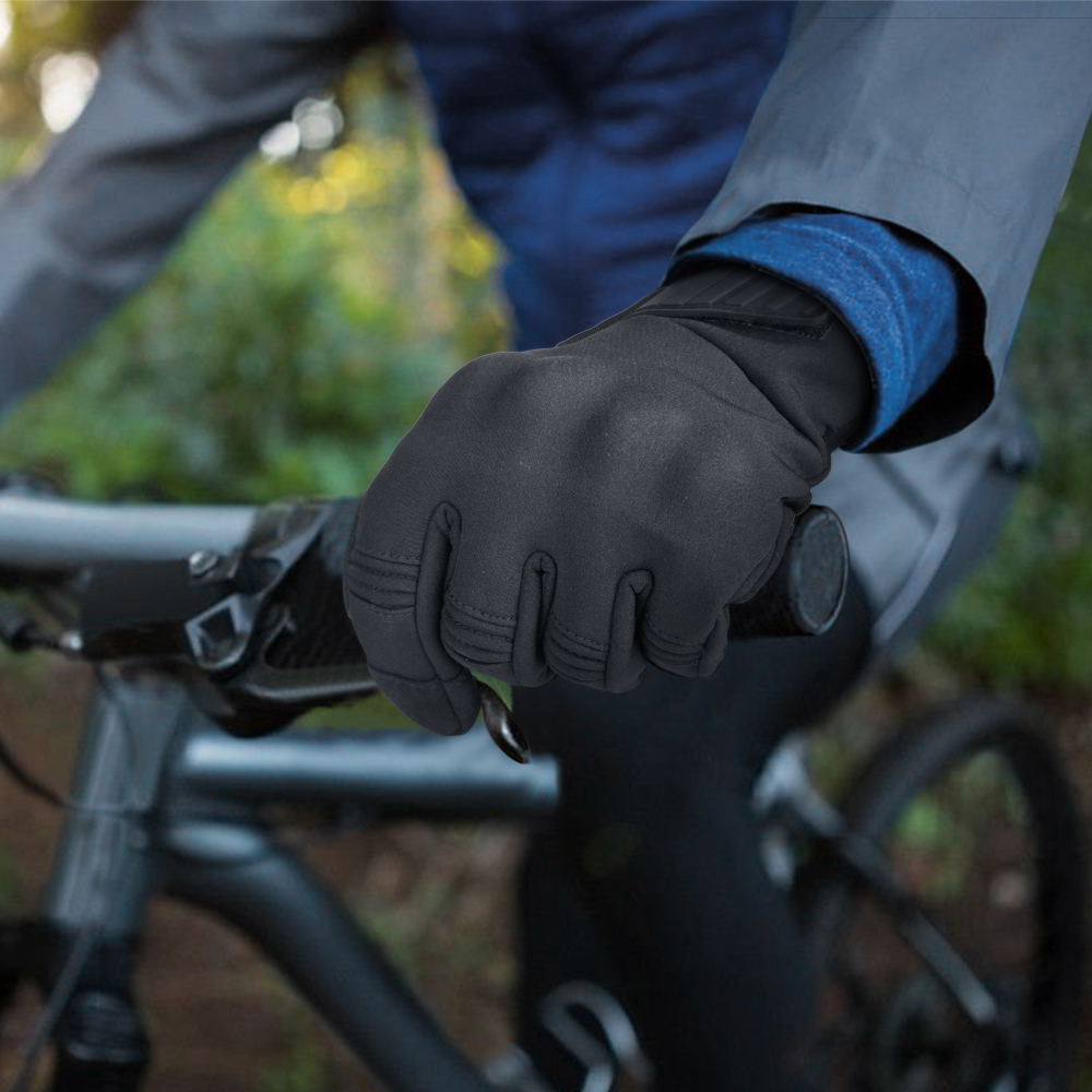 冬暖かいオートバイフルフィンガーグローブタッチスクリーンバイ - Cycling Gear Display のレビューと価格