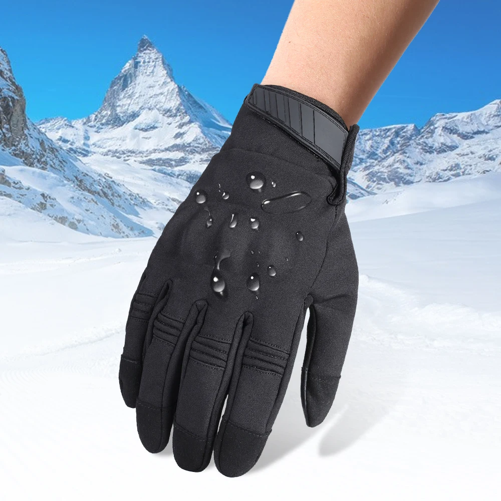 冬暖かいオートバイフルフィンガーグローブタッチスクリーンバイ - Cycling Gear Display のレビューと価格