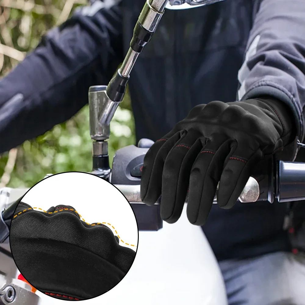 冬用オートバイグローブ タッチスクリーン対応 防寒 防風 ス - Cycling Gear Display のレビューと価格
