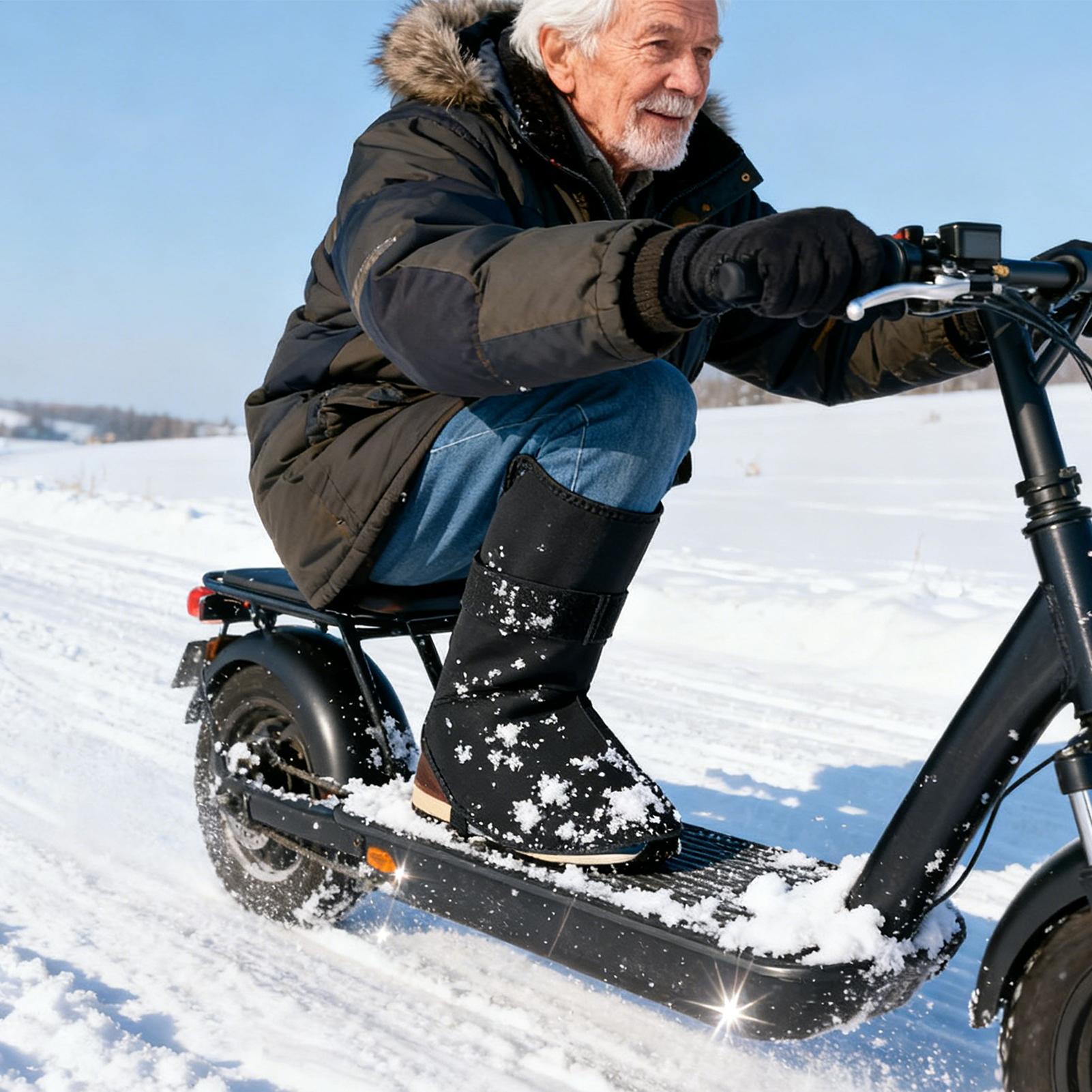 サイクリングシューズカバー 防水 暖かいフットギア シューズ - Cycling Gear For Winter のレビューと価格