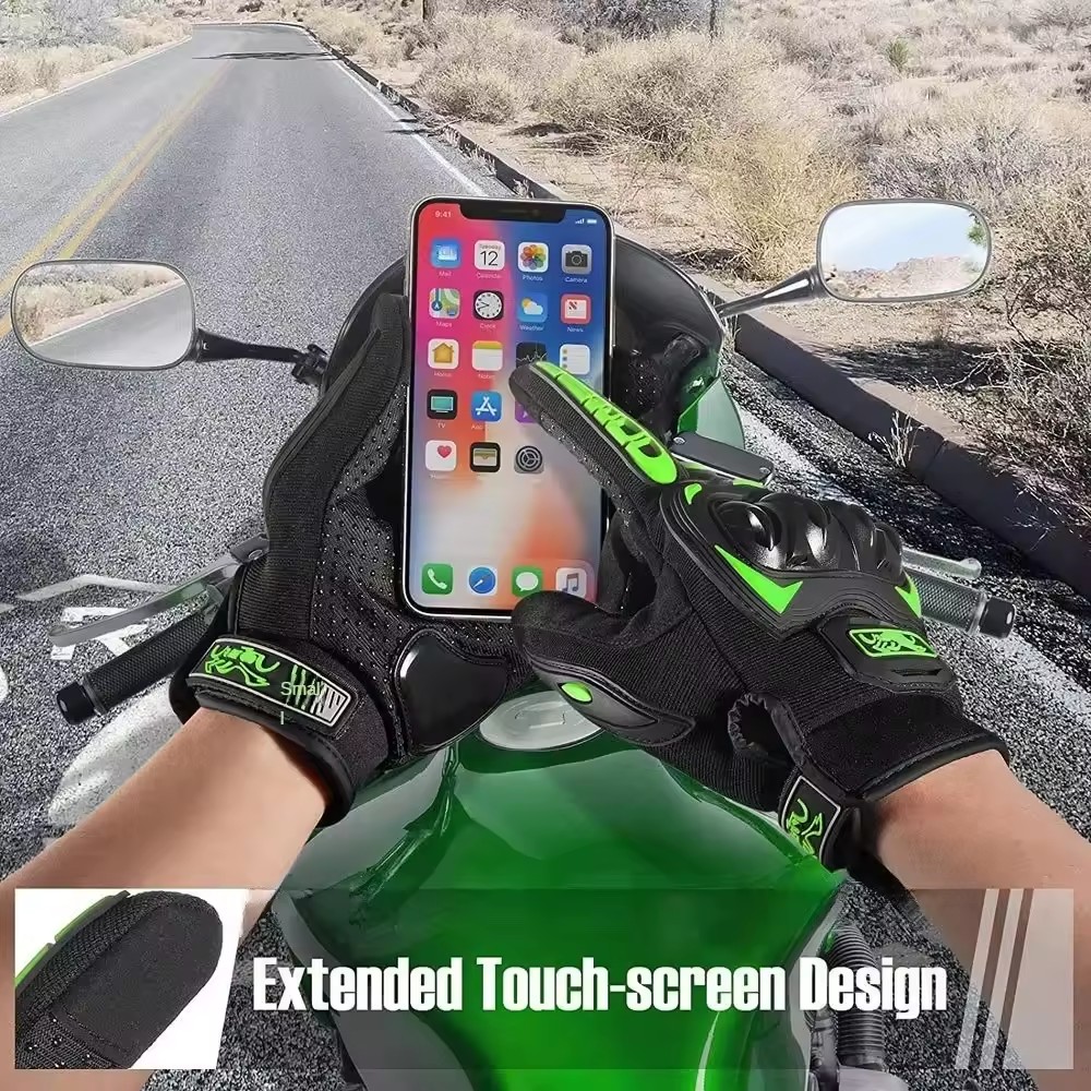 オートバイグローブ メンズ タッチスクリーン対応 モト レー - Cycling Gear Display のレビューと価格
