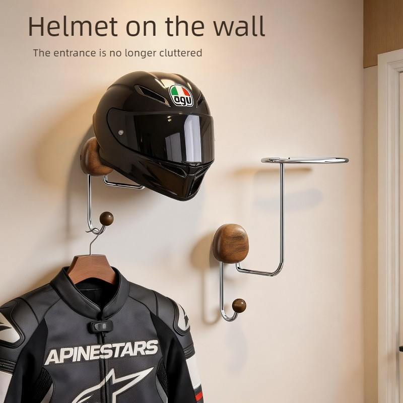 壁掛け式ヘルメット収納ラック 穴あけ不要 高耐久性 ヘルメッ - Cycling Gear Display のレビューと価格