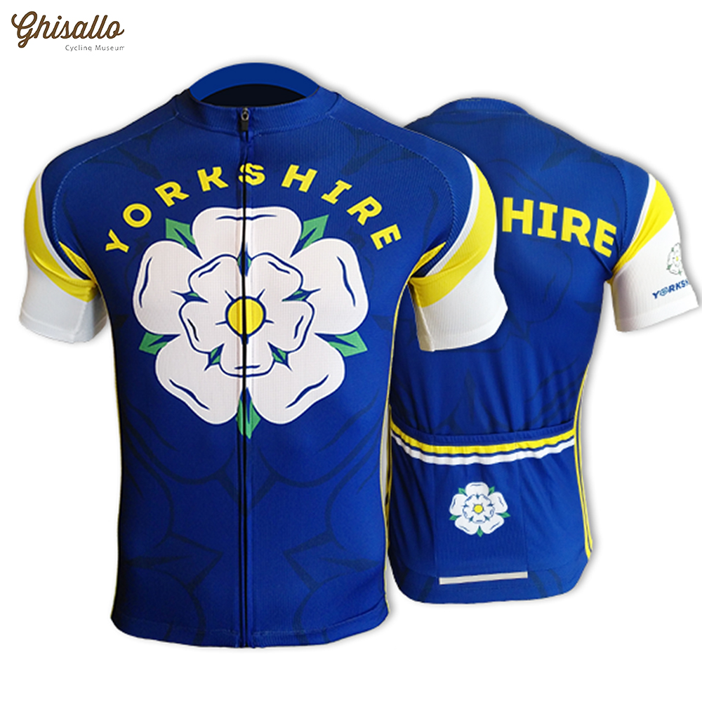 男性用ヨークシャーサイクリングジャージーセット、ロードバイク - Cycling Gear Jersey のレビューと価格