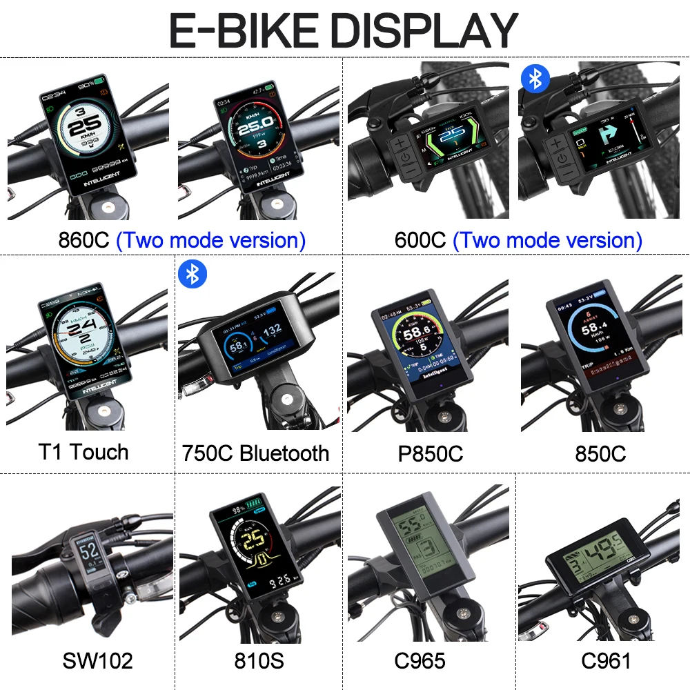 電動自転車HDMIディスプレイインジケーターP860C P8 - Cycling Gear Display のレビューと価格