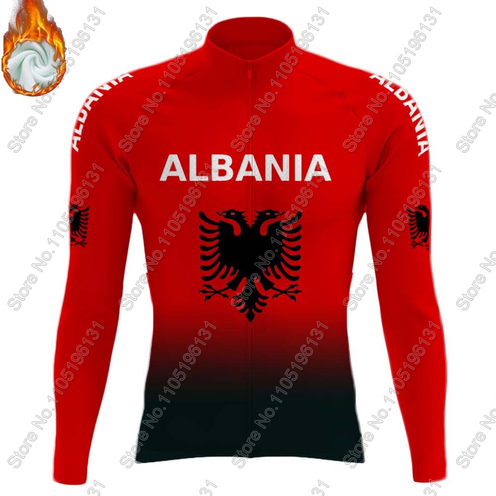 アルバニア代表チーム 2026 サイクリングジャージセット  - Cycling Gear For Winter のレビューと価格